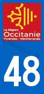 Logo plaque Occitanie 48
